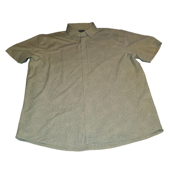 FootJoy FJ Golf Button Size L Shirt White Blue Floral Edgewood Country Club MI - Picture 1 of 8